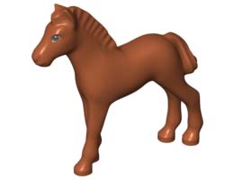 Horse, Foal, Belville: {тъмно оранжев}