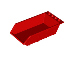 Vehicle, Tipper Bed 4 x 6: {ярко червен}