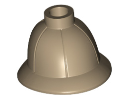 Minifigure, Headgear Pith Helmet: {пясъчно жълт}