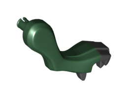 Dragon Arm with Black Claws - Right: {земно зелен}