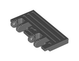 Стена на каросерия 2X4 със свръзки : {тъмно каменно сив}