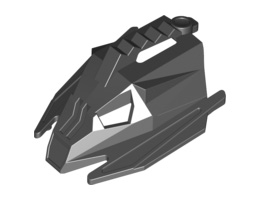 Bionicle Mask Pakari Nuva (Adaptive Armor Style): {черен}