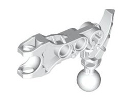 Bionicle Arm Av-Matoran with Ball Joint and Ball Socket: {бял}
