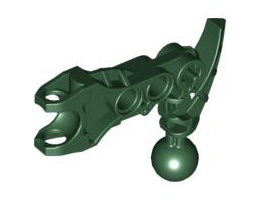 Bionicle Arm Av-Matoran with Ball Joint and Ball Socket: {земно зелен}