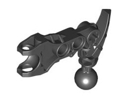 Bionicle Arm Av-Matoran with Ball Joint and Ball Socket: {черен}