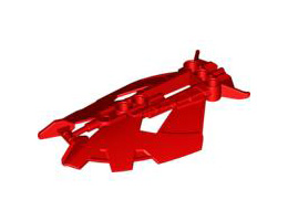 Bionicle Panel / Shield (Axalara T9): {ярко червен}