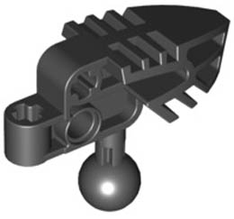 Bionicle Head Connector Block (Vahki) : {черен}