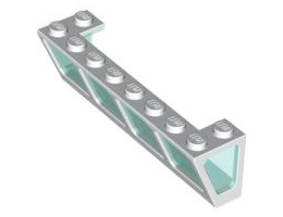 Корабни стъкла 2X8X2 1/42: {бял}