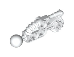 Bionicle Toa Hordika Arm Lower Section with Ball Joint : {бял}