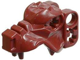 Wolf Head, Fenris Wolf Upper Jaw : {нов тъмно червен}
