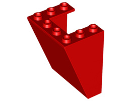 Инверсно стъкло 3X4X4: {ярко червен}