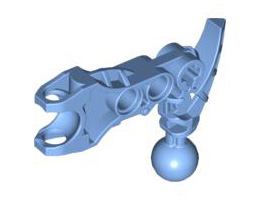 Bionicle Arm Av-Matoran with Ball Joint and Ball Socket: {умерено син}