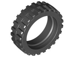 Tire 43.2 x 14 Offset Tread: {черен}