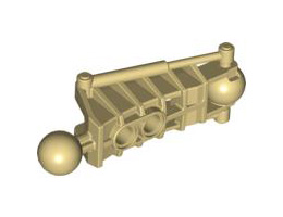 Bionicle Toa Metru Leg Lower Section: {тухлено жълт}