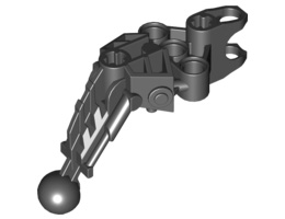 Bionicle Arm / Leg Upper Section (Solek): {черен}