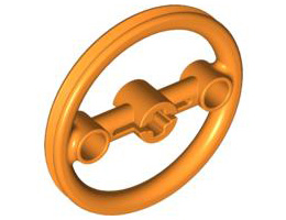 Technic, Steering Pulley Large: {ярко оранжев}