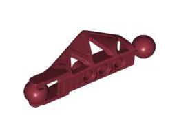 Bionicle Rahkshi Leg Lower Section : {нов тъмно червен}