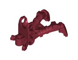 Bionicle Foot Claw with Ball Socket: {нов тъмно червен}