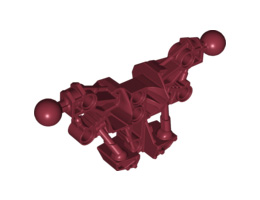 Bionicle Piraka Torso with 2 Ball Joints : {нов тъмно червен}