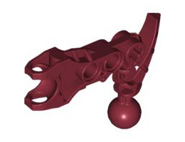 Bionicle Arm Av-Matoran with Ball Joint and Ball Socket: {нов тъмно червен}
