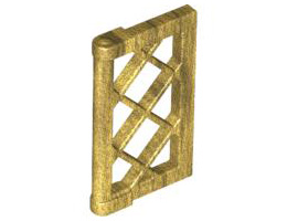 Прозорец 1/2 за рамка 1X4x3: {топло златист}