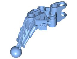 Bionicle Arm / Leg Upper Section (Solek): {умерено син}