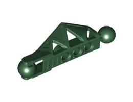 Bionicle Rahkshi Leg Lower Section : {земно зелен}