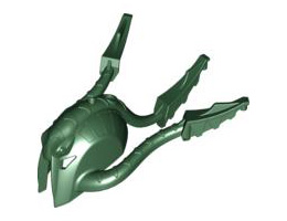 Bionicle Mask Snake (Vastus): {земно зелен}