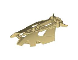 Bionicle Panel / Shield (Axalara T9): {тухлено жълт}