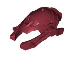 Bionicle Mask Cendox V1 / Kaxium V3 Flip Mask: {нов тъмно червен}
