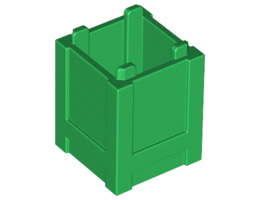 Кутия 2X2x2: {тъмно зелен}