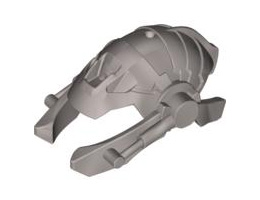 Bionicle Mask Cendox V1 / Kaxium V3 Flip Mask: {сребрист}