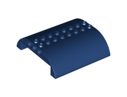 Slope, Curved 8 x 8 x 2 Double: {земно син}