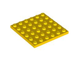 Плочка 6X6: {ярко жълт}