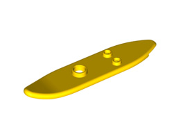 Minifigure, Utensil Surfboard Long: {ярко жълт}