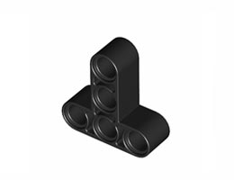 Т-образна греда 3X3 с дупка Ø 4.8 mm : {черен}