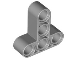 Т-образна греда 3X3 с дупка Ø 4.8 mm: {умерено каменно сив}