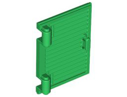 Капак на прозорец 1X2X3 с панти Ø3.2: {тъмно зелен}