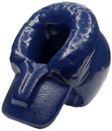 Minifigure, Headgear Hood Fur-lined : {земно син}