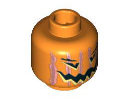 Мини глава No. 609: {ярко оранжев}