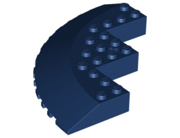 Кръг 90D 10X10, изкривен 18D : {земно син}