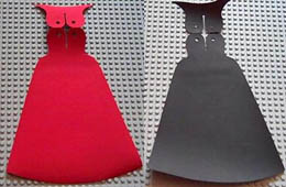 Cloth Cape, Zurg Large Figure Pointed Collar with Red and Black Sides: {мултикомбинация}