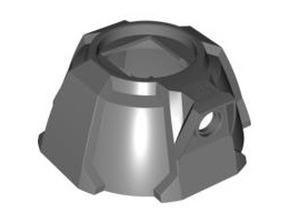Air Blast Launcher Base (Racers): {тъмно каменно сив}