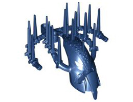 Bionicle Piraka Spine Flexible with Mask, Stars Series: {земно син}