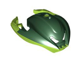 Bionicle Mask Baranus V7 / Skopio XV-1 Flip Mask: {земно зелен}