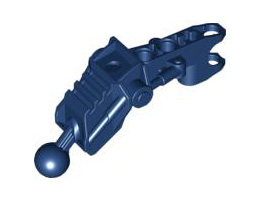 Bionicle Av-Matoran Leg Section with Ball Joint and Ball Socket: {земно син}