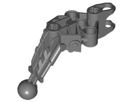 Bionicle Arm / Leg Upper Section (Solek): {тъмно каменно сив}