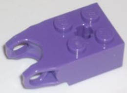 Technic, Brick Modified 2 x 2 with Ball Receptacle Reinforced and Axle Hole: {светло виолетов}