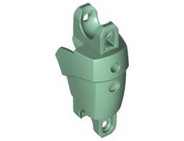 Large Figure Arm / Leg Section with 2 Ball Joint Sockets: {пясъчно зелен}