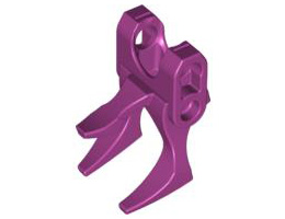 Large Figure Claw with Ball Joint Socket: {ярко червеникаво-виолетов}